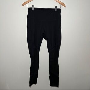 Fabletics Black Leggings Size M with pockets